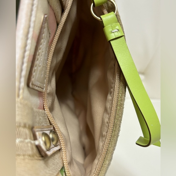 Coach Pastel Hampton Signature Scribble Womens Multi-Color Purse - Picture 3 of 14